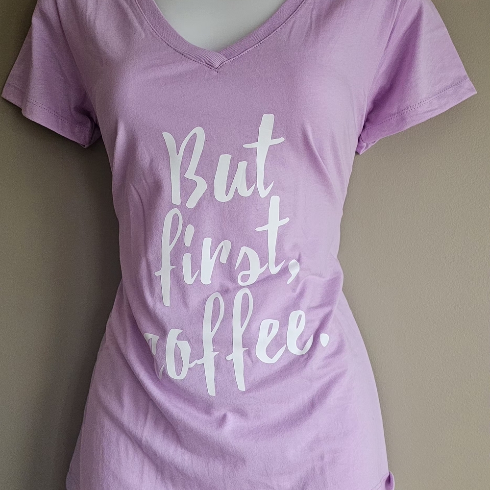 Lavender Coffee Lover's Tee